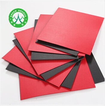 100% Virgin Wood Pulp Black color Red paper colored Cardboard