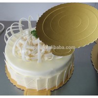 Hot selling paperboard foil golden cake board tray