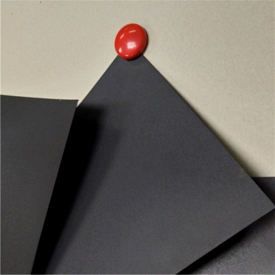 coin thickness two side coated duplex black cardboard paper